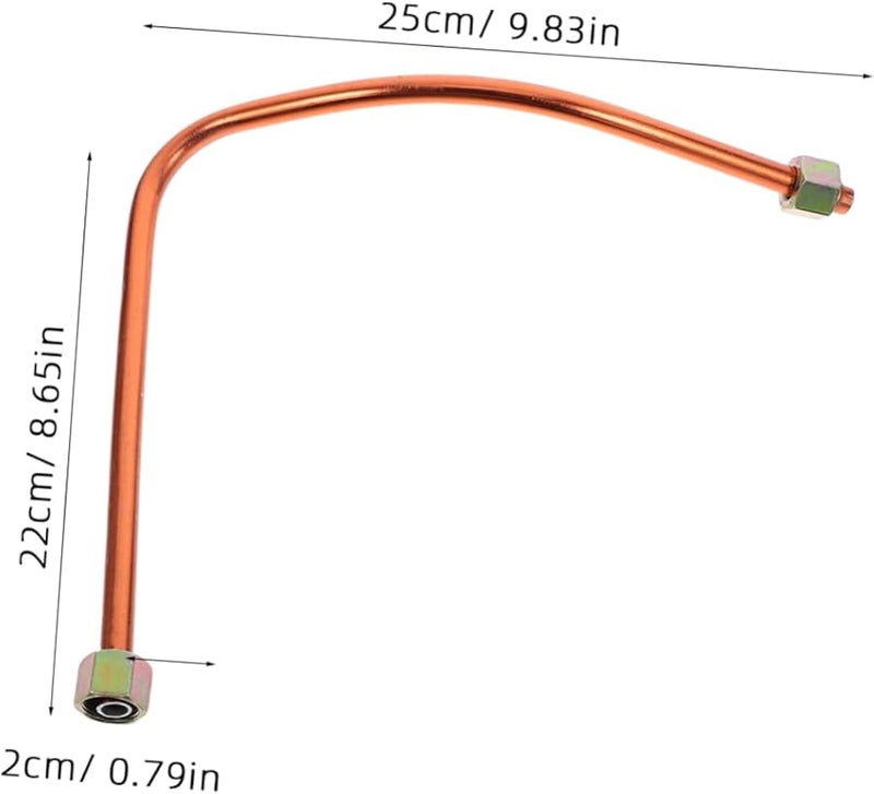 High Strength Aluminum Air Compressor Hose Replacement Tube For Stable Pressure Line - Image 2
